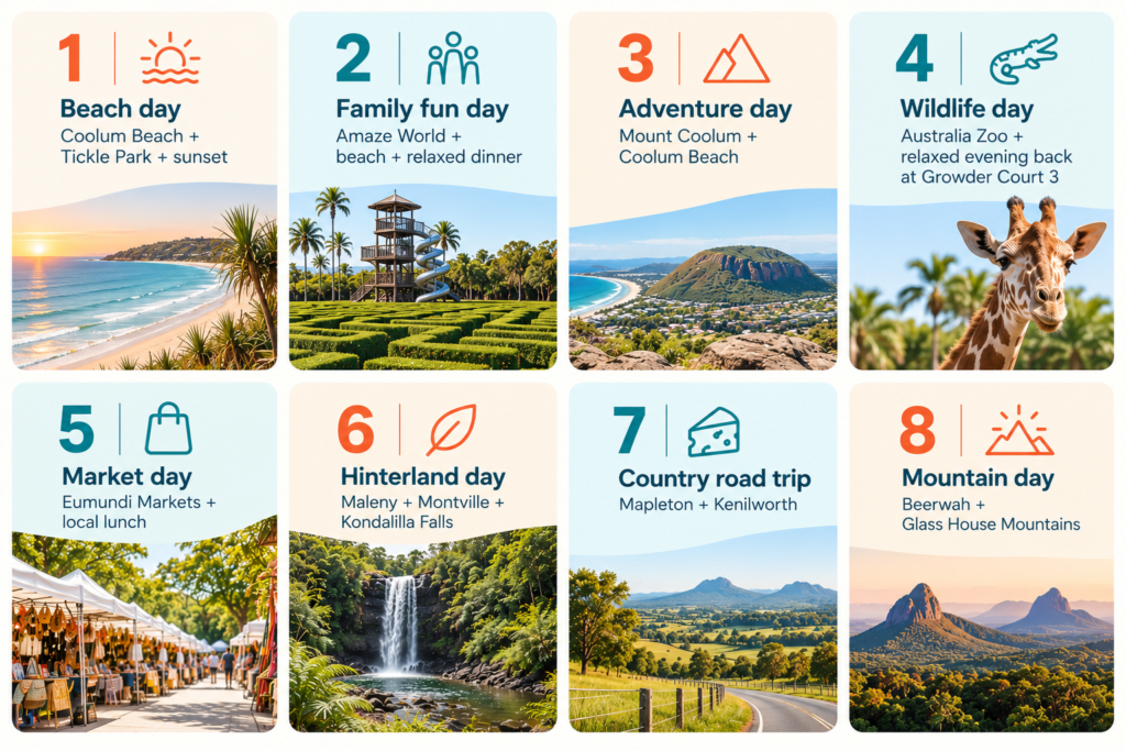 30 Things to Do Near Coolum Beach QLD | Beaches, Wildlife, Adventure, Family Fun & Hinterland Day Trips