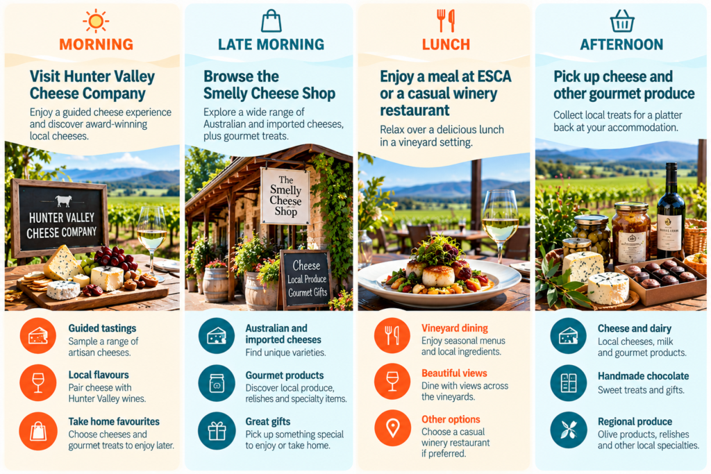30 Wineries and Food Experiences in Pokolbin & Lovedale: Wine, Lunch, Cheese and Chocolate