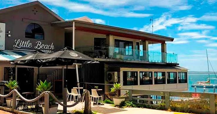 Little Beach Boathouse in Nelson Bay